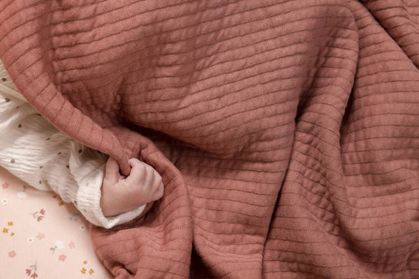Leichter Baumwollschlafsack 6-18 m 0,4 TOG – Pure Pink Blush - tablude.com