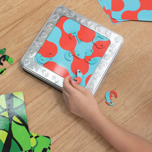 Magnetisches Puzzlespiel – Chamäleons - tablude.com