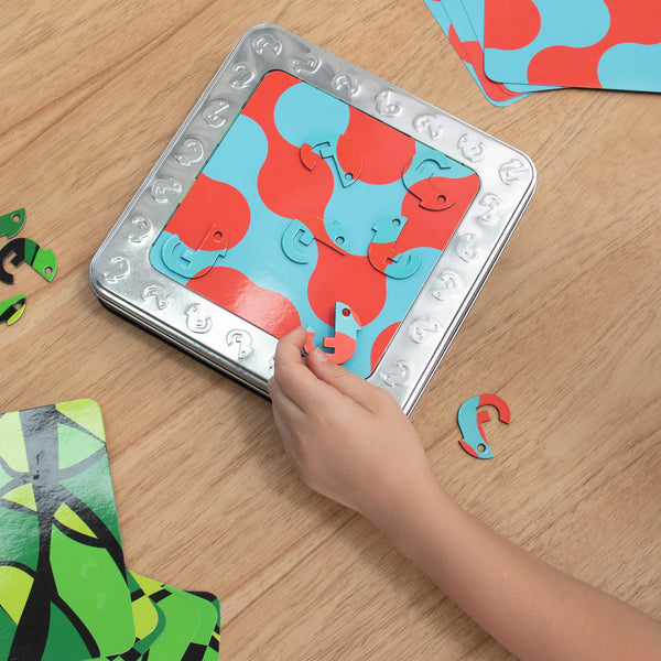 Magnetisches Puzzlespiel – Chamäleons - tablude.com