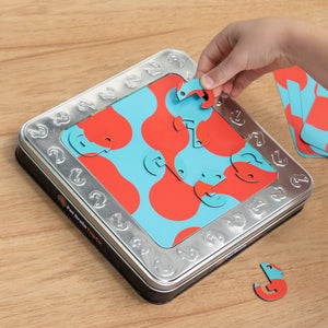 Magnetisches Puzzlespiel – Chamäleons - tablude.com