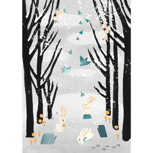 Kunstset  - Der letzte Schnee - tablude.com