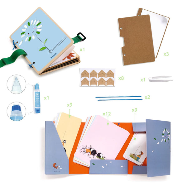 Kreativsets zum Selbermachen - Herbarium mit dekorativen Karten - tablude.com