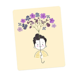 Kreativsets zum Selbermachen - Herbarium mit dekorativen Karten - tablude.com
