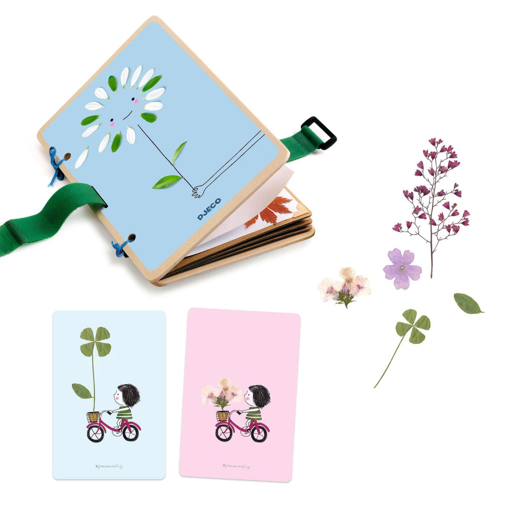 Kreativsets zum Selbermachen - Herbarium mit dekorativen Karten - tablude.com