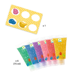 Fingerfarben – Glitzerfarben - tablude.com