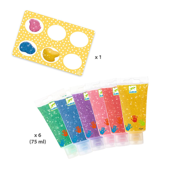 Fingerfarben – Glitzerfarben - tablude.com