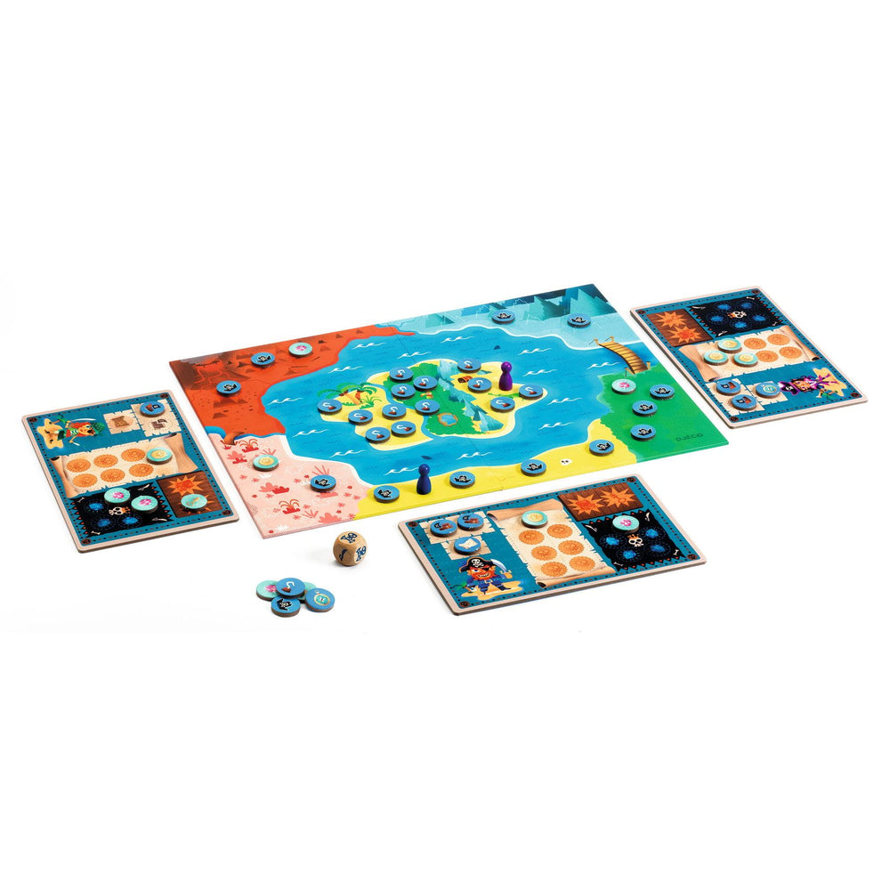 Gra planszowa Djeco - Wyspa Piratów - tablude.com