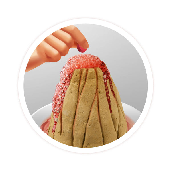 Mini-Vulkan - Eruption und Ausgrabung - tablude.com