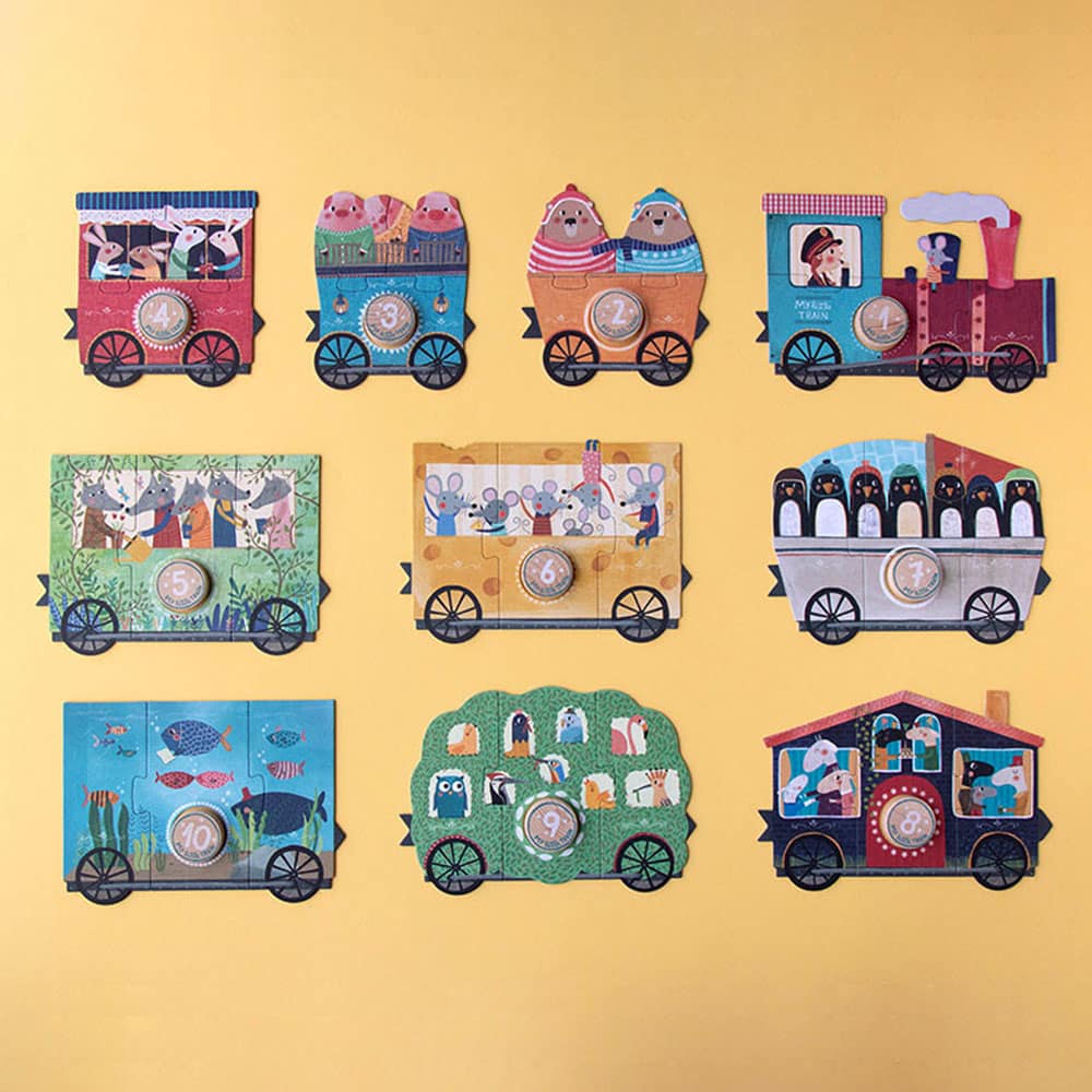 Puzzles für Kinder – Mein kleiner Zug