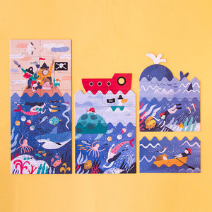 Progressive Puzzles für Kinder – Entdecke Schätze - tablude.com