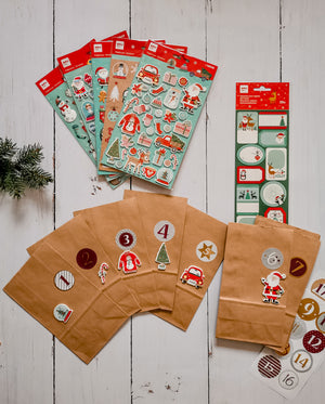 Weihnachtsetiketten – Rentiere - tablude.com