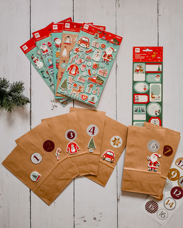 Weihnachtsetiketten – Rentiere - tablude.com
