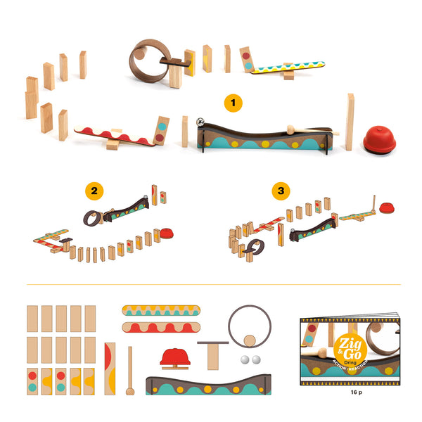 Zig&Go-Bahnbauset – 25 Teile