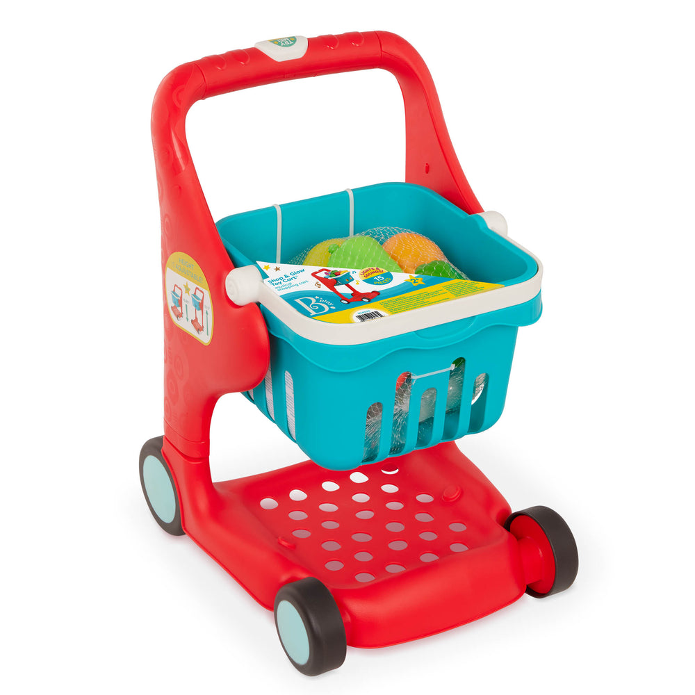 Musikalischer Einkaufswagen mit Korb und Zubehör – Shop & Glow