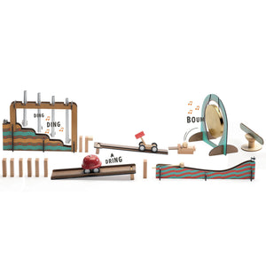 Set zum Bauen von Bahnen Zig&Go  - 52 Teile - tablude.com