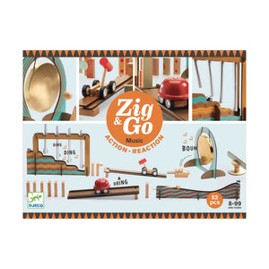 Set zum Bauen von Bahnen Zig&Go  - 52 Teile - tablude.com