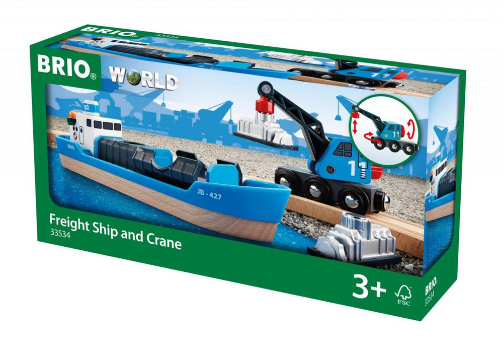 Containerschiff mit Kran BRIO World