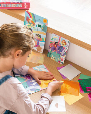 Kunstset mit Folienaufklebern – Mode - tablude.com