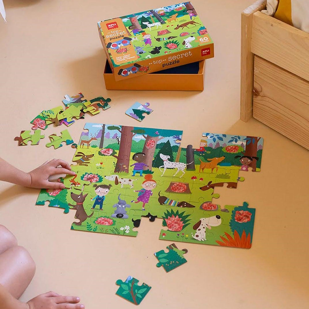 Puzzle mit Zauberbrille – Hunde 4+ - tablude.com
