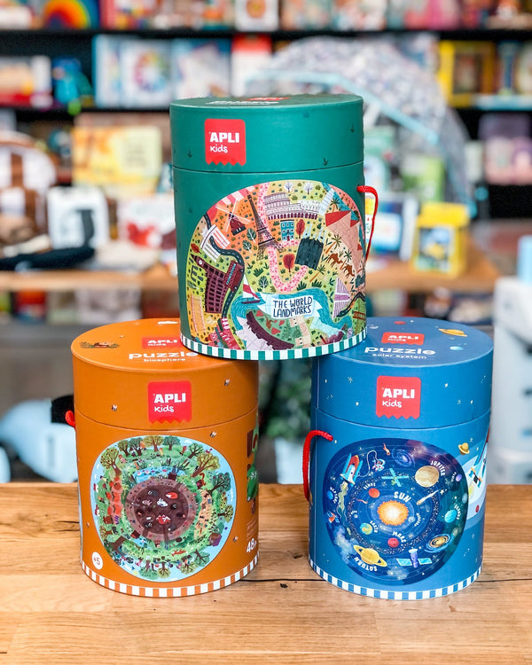 Runde Puzzles in einer Tube – Biosphäre 5+ - tablude.com