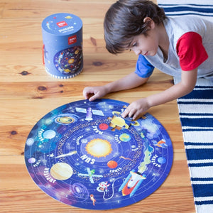 Rundes Puzzle in einer Tube – Sonnensystem 5+ - tablude.com