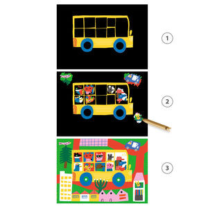 Rubbelbild  - Fahrzeugkunde - tablude.com