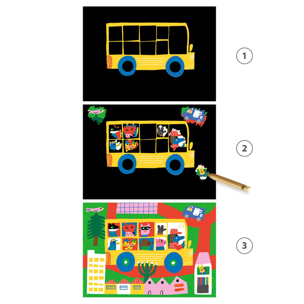 Rubbelbild  - Fahrzeugkunde - tablude.com