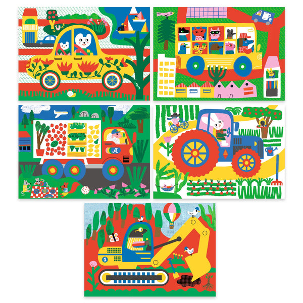 Rubbelbild  - Fahrzeugkunde - tablude.com