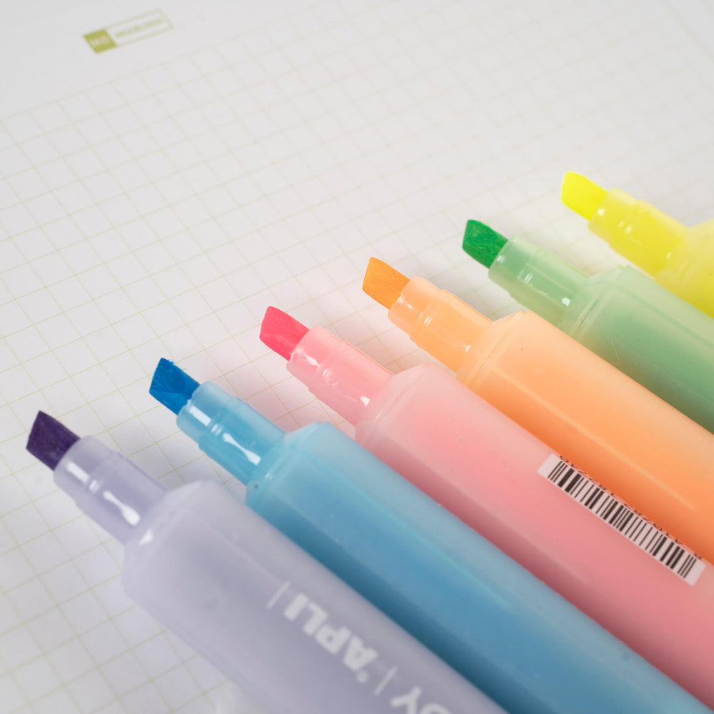 Fluoreszierender Marker mit doppelter Spitze – Candy Grün - tablude.com