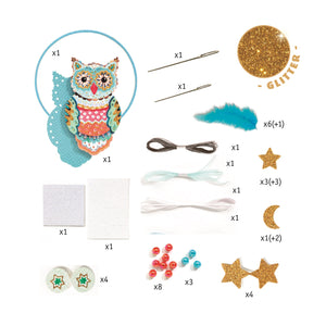 Kreativsets zum Selbermachen - Eule - tablude.com
