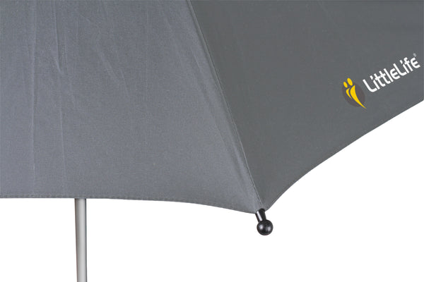 Regenschirm für den Kinderwagen – Grau