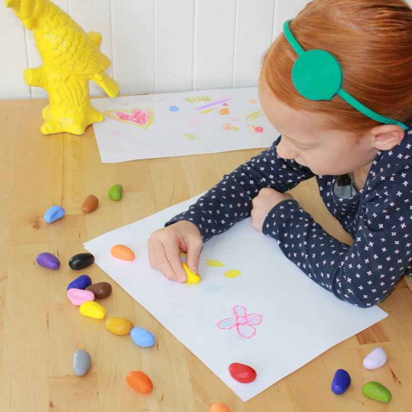 Buntstifte in einem Samtbeutel – 8 Farben - tablude.com