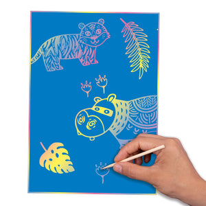 Kratzbild-Set – Magic Scratch Colors A4 - tablude.com