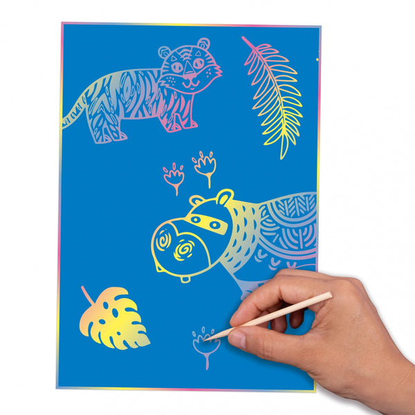 Kratzbild-Set – Magic Scratch Colors A4 - tablude.com