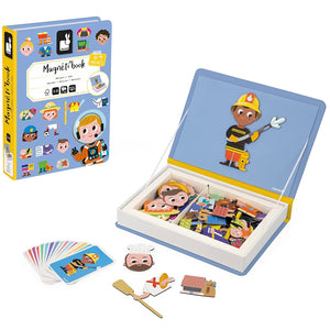 Magnetisches Puzzle Magnetibook – Berufe - tablude.com