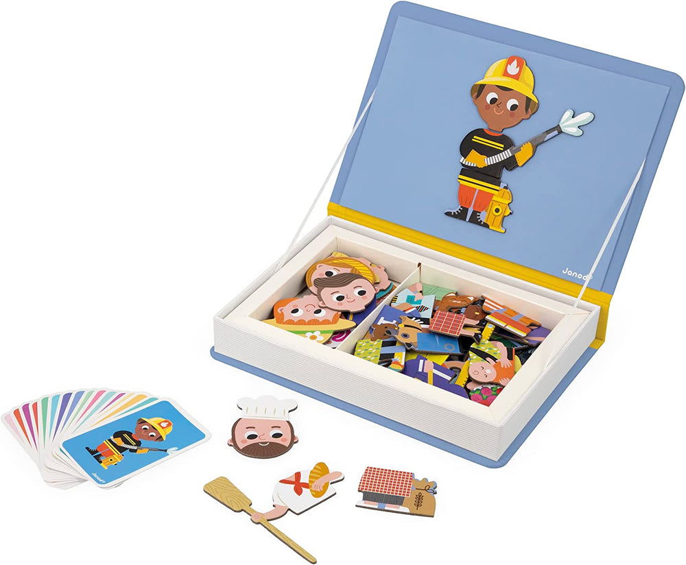 Magnetisches Puzzle Magnetibook – Berufe - tablude.com