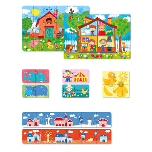 Set Lernpuzzles 6 Stück - tablude.com