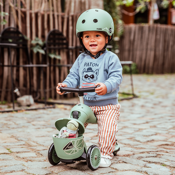 Laufrad und Fahrrad 2in1 Highwaykick 1 Lifestyle  1-5 Jahre - Green Lines - tablude.com