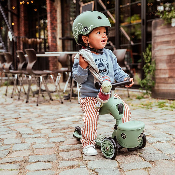 Laufrad und Fahrrad 2in1 Highwaykick 1 Lifestyle  1-5 Jahre - Green Lines - tablude.com