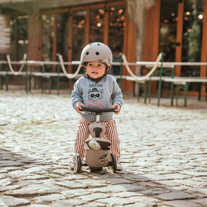 Laufrad und Fahrrad 2in1 Highwaykick 1 Lifestyle  1-5 Jahre - Brown Lines - tablude.com