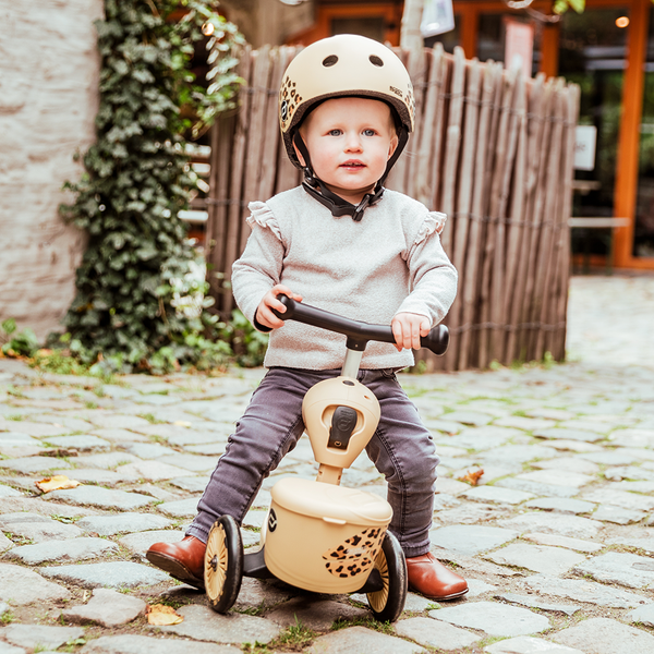 Laufrad und Fahrrad 2in1 Highwaykick 1 Lifestyle  1-5 Jahre - Leopard - tablude.com