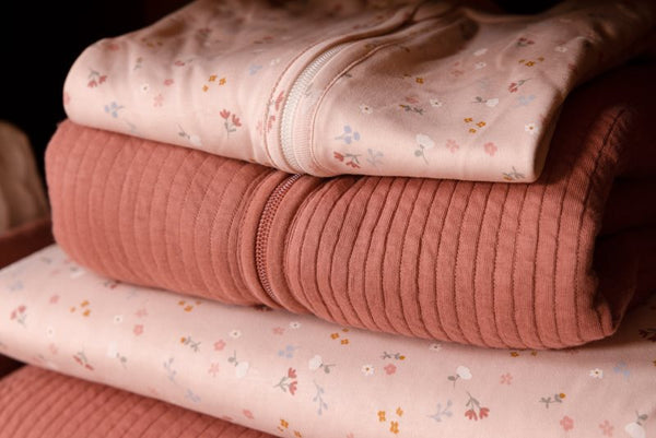 Leichter Baumwollschlafsack 6-18 m 0,4 TOG – Pure Pink Blush - tablude.com