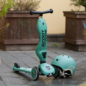 Roller und Fahrrad 2in1 Highwaykick  1-5 Jahre - Forest - tablude.com
