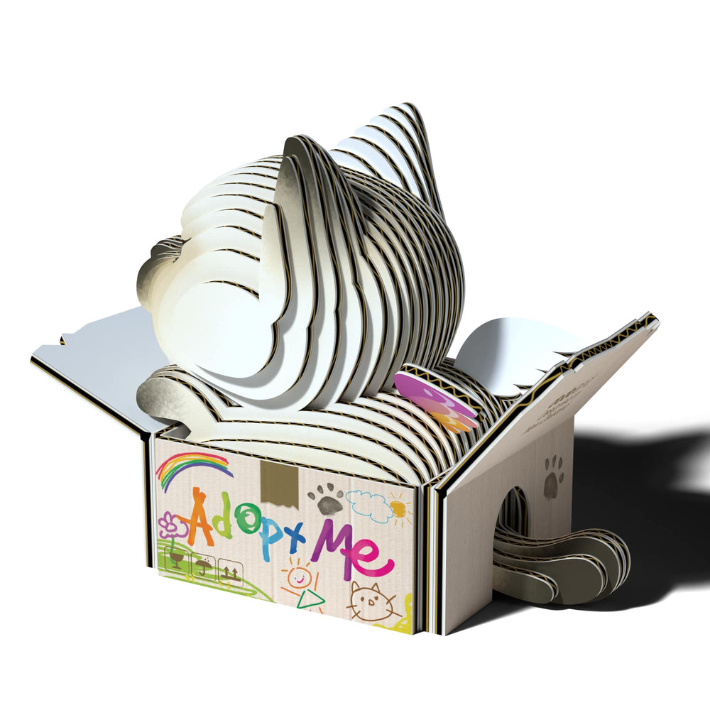 Öko-Puzzle 3D – Siamkatze Mocha - tablude.com