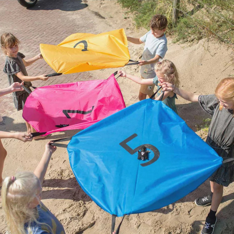 Set mit 5 Animationstüchern – Fliegende Eichhörnchen - tablude.com