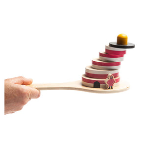 Holz-Geschicklichkeitsspiel – Laternenläufer-Rennen - tablude.com
