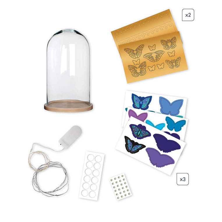 Kreativ-Set Lampe - Schmetterlinge 8+ - tablude.com