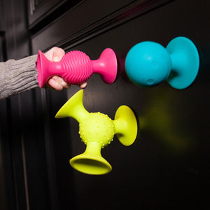 Rasseln Saugnäpfe Pip Squigz Loops - Bobo Orange - tablude.com