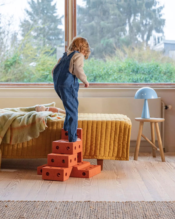 Kreative Bausteine zur Förderung der Grobmotorik Explorer Set – orange 15 in 1 - tablude.com
