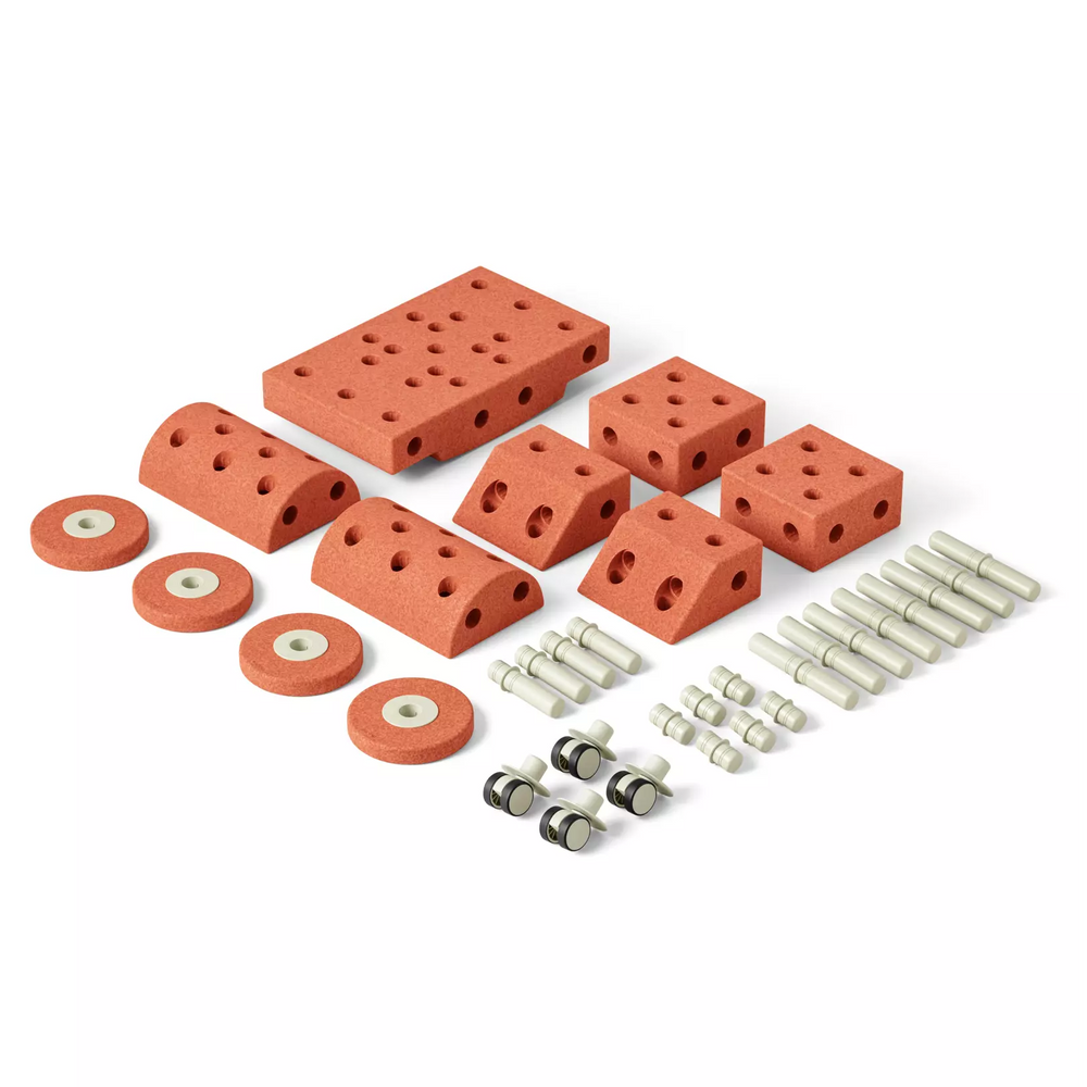 Kreative Bausteine zur Förderung der Grobmotorik Dreamer Set – orange 25 in 1 - tablude.com